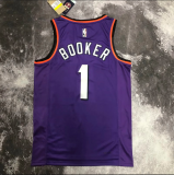 Retro 23 seasons Phoenix Suns  1号 布克  NBA Jerseys Hot Pressed 1:1 Quality