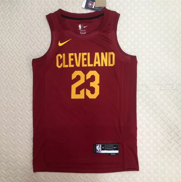 23 Cleveland Cavaliers away  red 23号 詹姆斯  NBA Jerseys