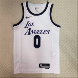 23  Los Angeles Lakers city edition  0号 威少 NBA Jerseys