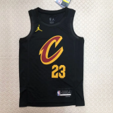23 Cleveland Cavaliers  Flying limit 23号 詹姆斯 Black NBA Jerseys Hot Pressed 1:1 Quality