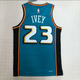 Retro 23 Detroit Pistons 23号 艾维   NBA Jerseys Hot Pressed 1:1 Quality