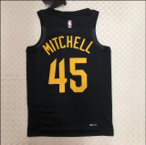 23 Cleveland Cavaliers  Flying limit 45号 米切兰 Black NBA Jerseys Hot Pressed 1:1 Quality