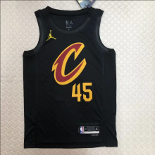 23 Cleveland Cavaliers  Flying limit 45号 米切兰 Black NBA Jerseys Hot Pressed 1:1 Quality