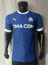23/24 Marseille  Away Player  Version Soccer Jersey