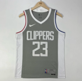 23 Los Angeles Clippers Bonus Edition Grey 23号 威廉姆斯 NBA Jerseys Hot Pressed 1:1 Quality
