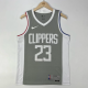 23 Los Angeles Clippers Bonus Edition Grey 23号 威廉姆斯 NBA Jerseys Hot Pressed 1:1 Quality