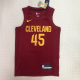 23 Cleveland Cavaliers away  red 45号 米切尔  NBA Jerseys
