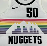 23/24 denver nuggets white  50号 戈登  NBA Jerseys