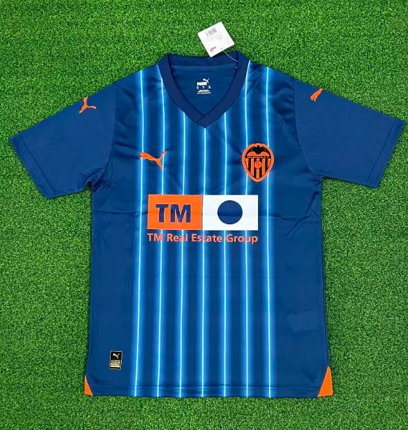 23/24 Valencia away soccer Jersey Fans Version