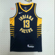 23   Indiana Pacers  away black 13号 保罗乔治  NBA Jerseys