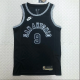 Retro seasons 23 San Antonio Spurs #9 PARKER Black  NBA Jerseys Hot Pressed 1:1 Quality