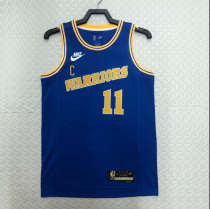 Retro 23 golden state warriors 11号  汤普森NBA Jerseys