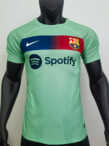 23-24  Barcelona away Player Version  Soccer Jersey