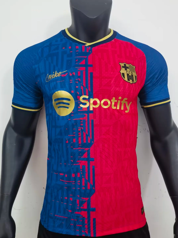 23-24  Barcelona  classic Player Version  Soccer Jersey