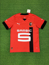 23/24 Rennes Home Fan Version Soccer Jersey