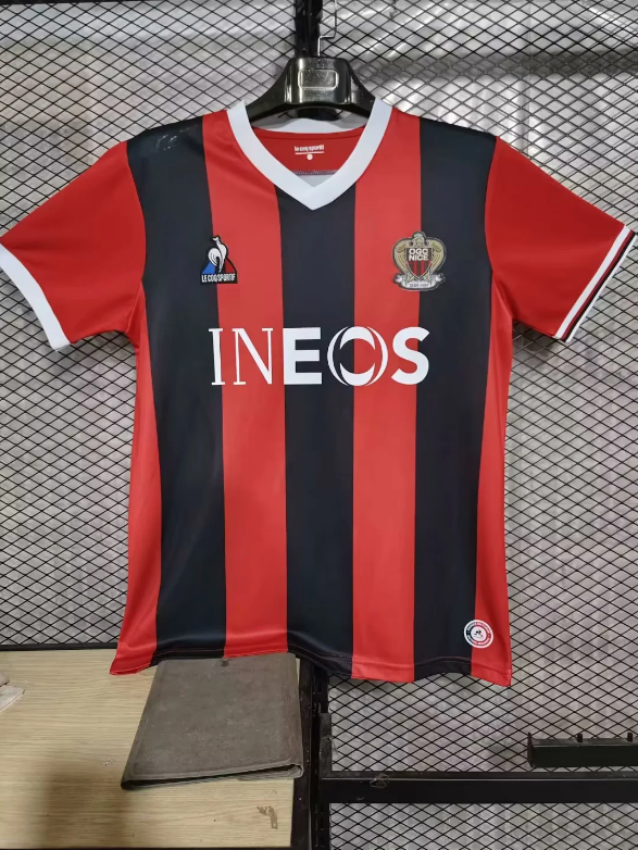 23-24  OGC Nice  home  Fan Version Soccer Jersey