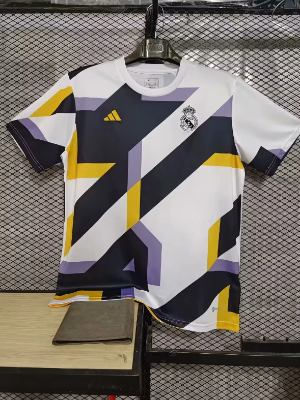 23-24 Real Madrid  training suit Fan Version Soccer Jersey