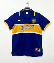 Retro 96/97 Boca Juniors  Home Soccer Jersey
