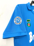 Retro 87/88 Napoli  Home Fan Version Soccer Jersey