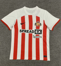 23/24 Sunderland home Fan Version Soccer Jersey