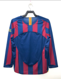 Retro 05/06  Barcelona  Home Champions League version  Long  soccer Jersey  Thai  Qaulity