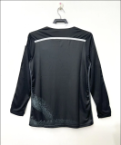 Retro 14/15  Real Madrid  Long Sleeve second  Away Black dragon style Soccer Jersey
