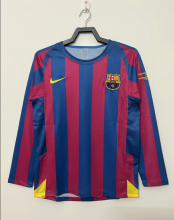 Retro 05/06  Barcelona  Home Champions League version  Long  soccer Jersey  Thai  Qaulity