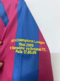 Retro 05/06  Barcelona  Home Champions League version  Long  soccer Jersey  Thai  Qaulity