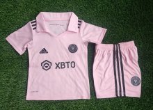 23/24 Miami home Kids pink Soccer  Jersey