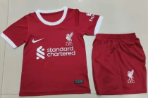 23/24  Liverpool home  Kids Soccer Jersey