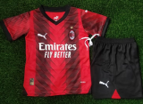 23/24  AC Milan home kids Soccer Jersey