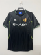 Retro 1998 M-U second away black Soccer Jersey