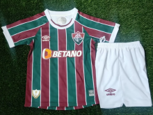 23/24 Fluminense home  kids  Soccer Jersey