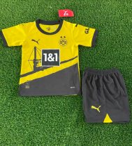 23/24 Dortmund home kids  Soccer Jersey