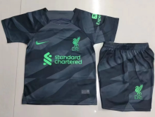 23/24  Liverpool goalie  Kids Soccer Jersey