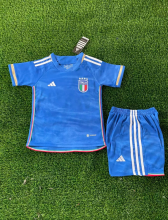 23/24 Italy home  Kids  Soccer Jersey