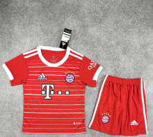 22/23 Bayern Munich home Kids  Soccer Jersey