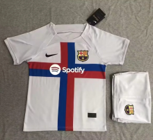 22/23  Barcelona away Kids  Soccer Jersey