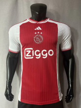 23-24 Ajax   home player version  Soccer Jersey