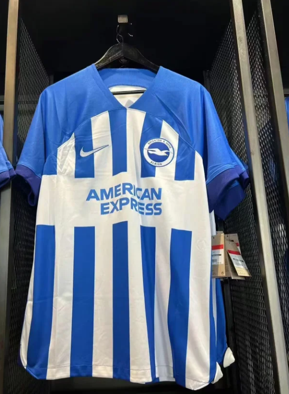 23/24 Brighton home  Fan Version Soccer Jersey