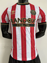23-24  Sheffield Limited home games player version  Soccer Jersey