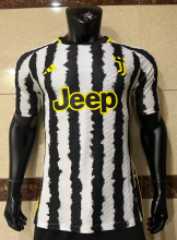 23/24 Juventus home player version  Soccer Jersey