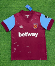 23-24 West Ham home Fans Version Soccer Jersey