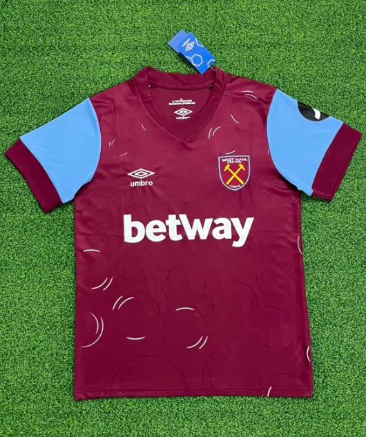 23-24 West Ham home Fans Version Soccer Jersey