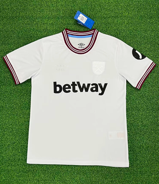 23-24 West Ham away Fans Version Soccer Jersey