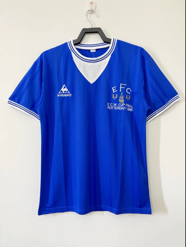 Retro 1985 Everton home Jersey Fans Version