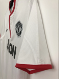 Retro 13/14  M-U home white  Soccer Jersey