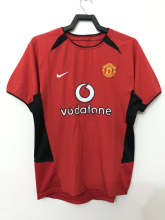 Retro 02/04  M-U home  red  Soccer Jersey