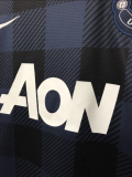 Retro 13/14  M-U  away black Soccer Jersey
