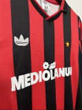 Retro 90/91 AC Milan Home Soccer Jersey